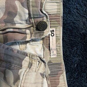 SO Kids Camo Cargo Shorts
